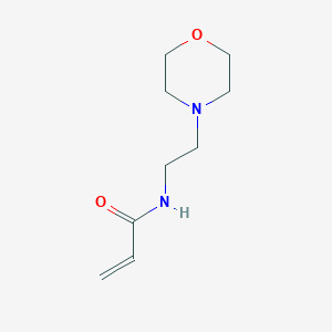 molecular formula C9H16N2O2 B1651694 2-Propenamide, N-[2-(4-morpholinyl)ethyl]- CAS No. 13276-17-0