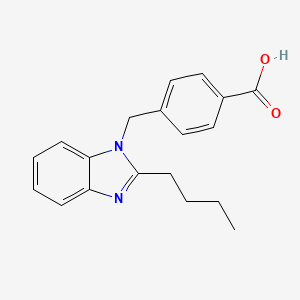 4-[(2-Butyl-1H-benzimidazol-1-yl)methyl]benzoic acid