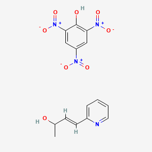 (E)-4-Pyridin-2-ylbut-3-en-2-ol;2,4,6-trinitrophenol