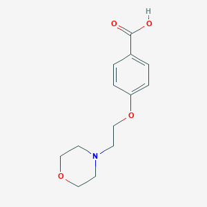 molecular formula C13H17NO4 B165181 4-(2-Morpholin-4-yl-ethoxy)-benzoic acid CAS No. 134599-45-4