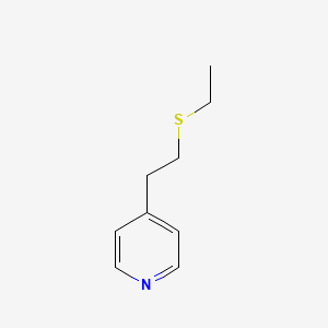 molecular formula C9H13NS B1651811 Pyridine, 4-(2-(ethylthio)ethyl)- CAS No. 134480-40-3
