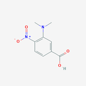 molecular formula C9H10N2O4 B1651829 3-(Dimethylamino)-4-nitrobenzoic acid CAS No. 1350540-04-3