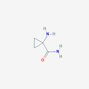 molecular formula C4H8N2O B165188 1-Aminocyclopropane-1-carboxamide CAS No. 137360-55-5