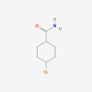 molecular formula C7H12BrNO B1651931 4-Bromocyclohexane-1-carboxamide CAS No. 1360438-86-3