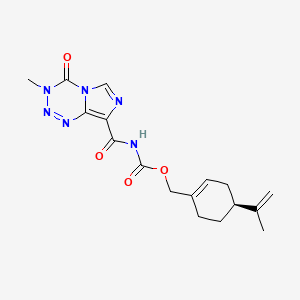 molecular formula C17H20N6O4 B1651933 Tmz-poh carbamate CAS No. 1361198-79-9