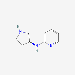 molecular formula C9H13N3 B1651948 N-[(3S)-Pyrrolidin-3-yl]pyridin-2-amine CAS No. 1365937-09-2