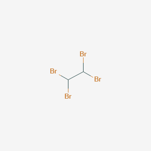 molecular formula C2H2Br4<br>Br2CHCHBr2<br>C2H2Br4 B165195 1,1,2,2-Tetrabromoethane CAS No. 79-27-6