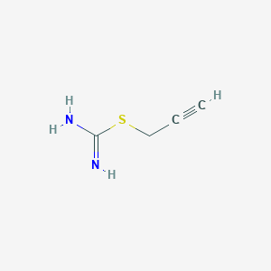 molecular formula C4H7BrN2S B1651964 Prop-2-ynyl carbamimidothioate CAS No. 13702-02-8
