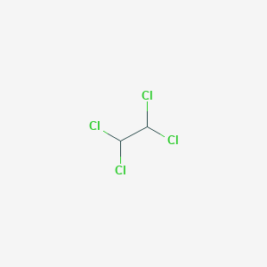 molecular formula C2H2Cl4<br>CHCl2CHCl2<br>C2H2Cl4 B165197 1,1,2,2-Tetrachloroethane CAS No. 79-34-5