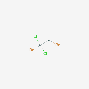 molecular formula C2H2Br2Cl2 B165206 1,2-Dibromo-1,1-dichloroethane CAS No. 75-81-0