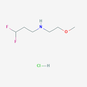 (3,3-Difluoropropyl)(2-methoxyethyl)amine hydrochloride