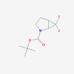 molecular formula C10H15F2NO2 B1652075 Tert-butyl 6,6-difluoro-2-azabicyclo[3.1.0]hexane-2-carboxylate CAS No. 1384429-58-6