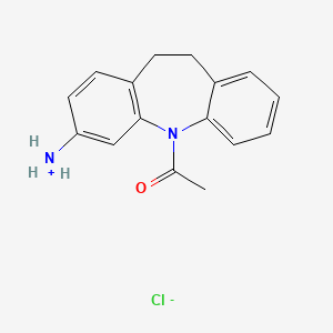 1-(3-Amino-10,11-dihydro-dibenzo[b,f]-azepin-5-yl)-ethanone hydrochloride