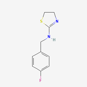 N-[(4-fluorophenyl)methyl]-4,5-dihydro-1,3-thiazol-2-amine