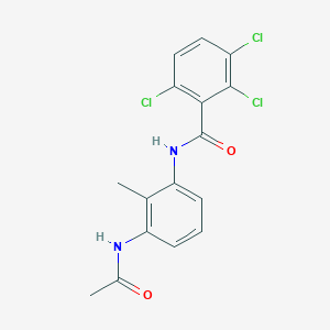 2,3,6-trichloro-N-(3-acetamido-2-methylphenyl)benzamide