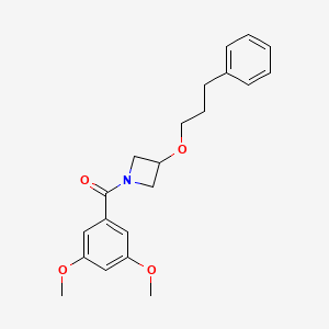1-(3,5-Dimethoxybenzoyl)-3-(3-phenylpropoxy)azetidine