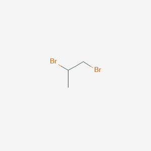 molecular formula C3H6Br2 B165211 1,2-Dibromopropane CAS No. 78-75-1
