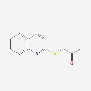 1-(Quinolin-2-ylsulfanyl)acetone