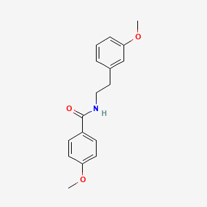 Benzamide, 4-methoxy-N-[2-(3-methoxyphenyl)ethyl]-