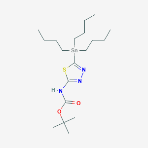 Tert-butyl N-(5-tributylstannyl-1,3,4-thiadiazol-2-yl)carbamate