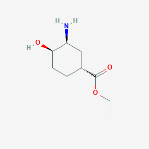 Ethyl (1R,3S,4R)-3-amino-4-hydroxycyclohexane-1-carboxylate