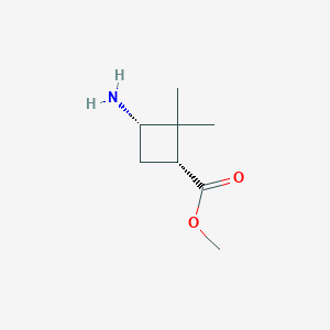 rel-(1R,3S)-Methyl 3-amino-2,2-dimethylcyclobutanecarboxylate