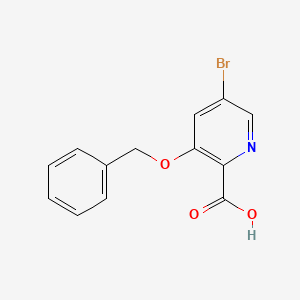 molecular formula C13H10BrNO3 B1652138 3-(Benzyloxy)-5-bromopicolinic acid CAS No. 1393534-89-8
