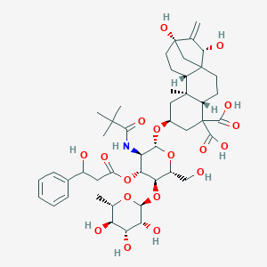 molecular formula C46H65NO18 B165217 Rhhwe CAS No. 131862-38-9