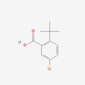 molecular formula C11H13BrO2 B1652209 5-Bromo-2-tert-butylbenzoic acid CAS No. 14034-92-5