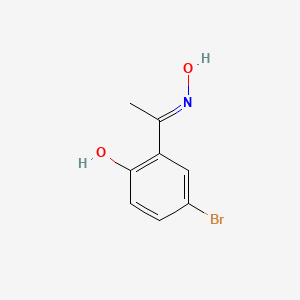 molecular formula C8H8BrNO2 B1652247 1-(5-Bromo-2-hydroxyphenyl)ethanone oxime CAS No. 1416157-63-5