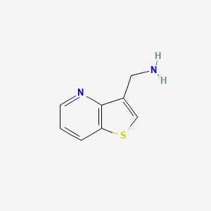 molecular formula C8H8N2S B1652250 Thieno[3,2-b]pyridin-3-ylmethanamine CAS No. 1416713-99-9