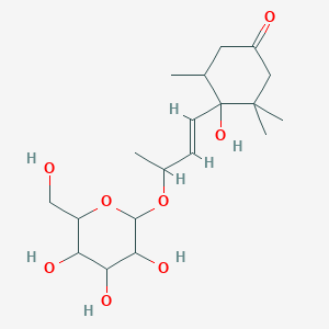 molecular formula C19H32O8 B1652285 Dihydroroseoside CAS No. 142235-28-7