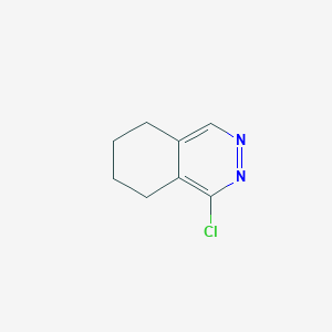 molecular formula C8H9ClN2 B1652340 1-Chloro-5,6,7,8-tetrahydrophthalazine CAS No. 14250-52-3