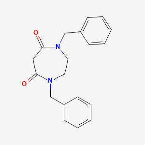molecular formula C19H20N2O2 B1652363 1,4-Dibenzyl-1,4-diazepane-5,7-dione CAS No. 14288-16-5