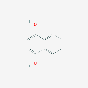 molecular formula C10H8O2 B165239 1,4-Dihydroxynaphthalene CAS No. 571-60-8