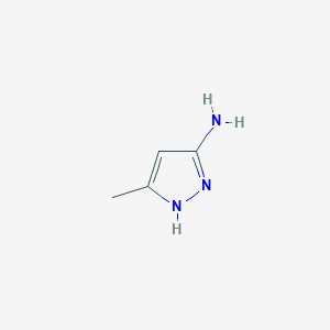 molecular formula C4H7N3 B016524 5-Methyl-1H-pyrazol-3-amine CAS No. 31230-17-8