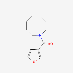 molecular formula C12H17NO2 B1652404 Azocan-1-yl(furan-3-yl)methanone CAS No. 14368-25-3