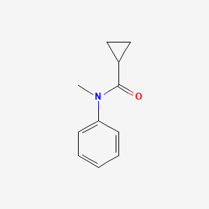 molecular formula C11H13NO B1652409 n-Methyl-n-phenylcyclopropanecarboxamide CAS No. 14371-97-2