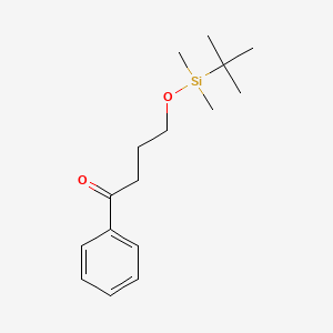 1-Butanone, 4-[[(1,1-dimethylethyl)dimethylsilyl]oxy]-1-phenyl-