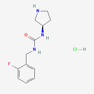 (R)-1-(2-Fluorobenzyl)-3-(pyrrolidin-3-yl)urea hydrochloride