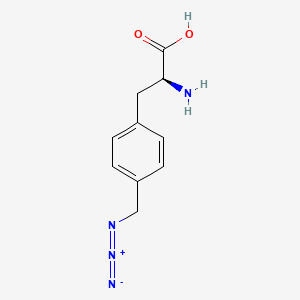 molecular formula C10H12N4O2 B1652491 4-Azidomethyl-L-phenylalanine CAS No. 1446772-80-0