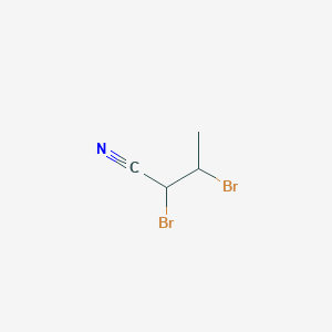 molecular formula C4H5Br2N B016525 2,3-Dibromobutanenitrile CAS No. 25109-76-6