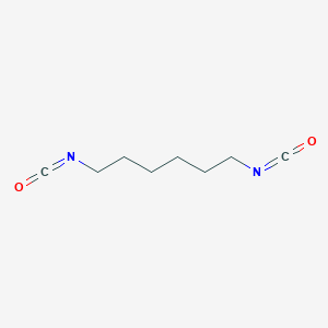 molecular formula C8H12N2O2<br>OCN-(CH2)6-NCO<br>C8H12N2O2 B165251 Hexamethylenediisocyanate CAS No. 822-06-0