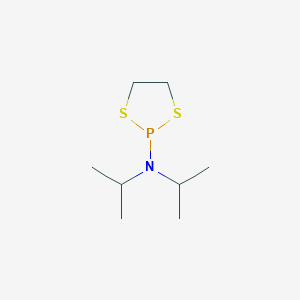 molecular formula C8H18NPS2 B1652516 N,N-Di(propan-2-yl)-1,3,2-dithiaphospholan-2-amine CAS No. 145498-60-8