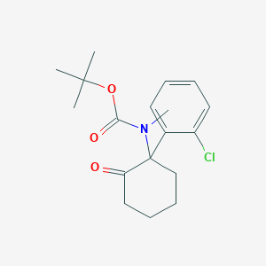 molecular formula C18H24ClNO3 B1652526 N-Boc Ketamine CAS No. 1461707-29-8