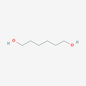molecular formula C6H14O2<br>HO(CH2)6OH<br>C6H14O2 B165255 Hexane-1,6-diol CAS No. 629-11-8