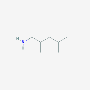 molecular formula C7H17N B1652553 2,4-Dimethylpentan-1-amine CAS No. 146845-08-1