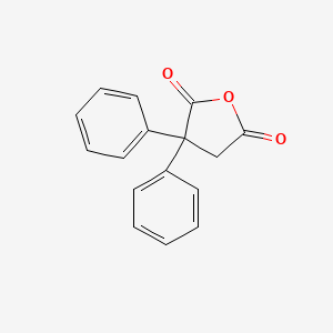 molecular formula C16H12O3 B1652555 3,3-Diphenyloxolane-2,5-dione CAS No. 14702-32-0