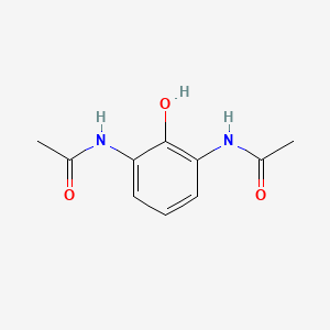molecular formula C10H12N2O3 B1652568 Acetamide, N,N'-(2-hydroxy-1,3-phenylene)bis- CAS No. 148429-32-7