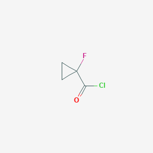 molecular formula C4H4ClFO B1652586 1-fluorocyclopropanecarbonyl chloride CAS No. 149961-53-5